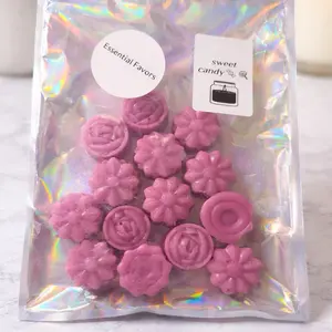 Essential Favors Sweet Candy Wax Melts - Pink Flower & Rose Scented Aromatherapy Wax Melts for Home Fragrance