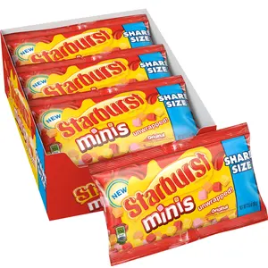 Starburst Mini Fruit Chewy Candy Snacks - 15-Count, 3.5 oz Packs