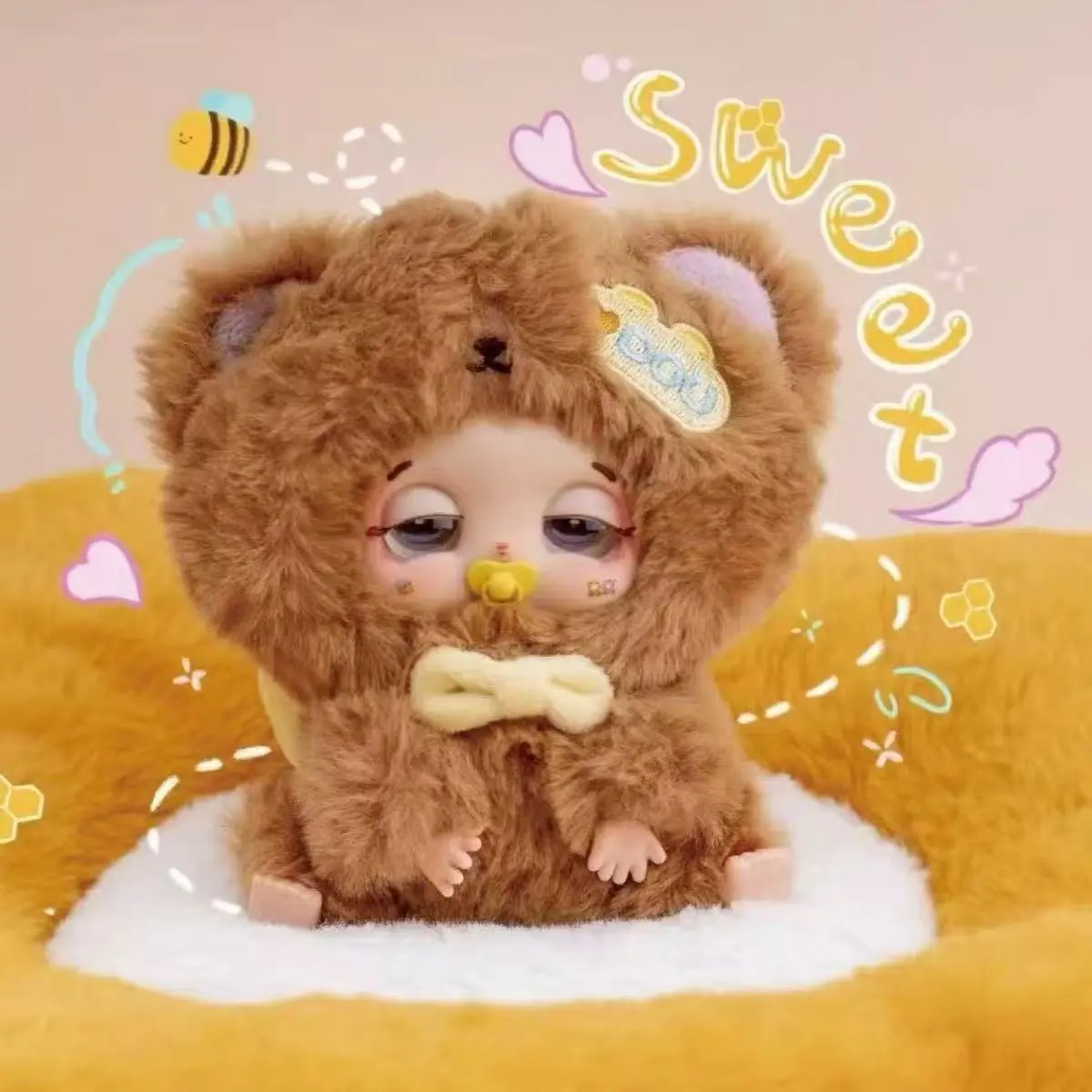 Baby Three-Sleepy baby DouDou-Lucky Delivery Plush toy doll