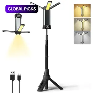 Rechargeable LED Fishing Light with Stand, 3500/6500K Adjustable Fishing Light with Detachable Tripod & Hook, Outdoor Lighting for Camping, Fishing #GLOBAL PICKS