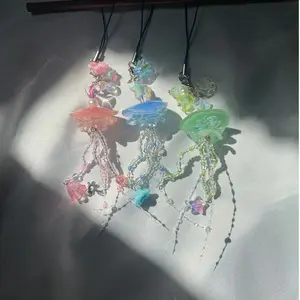 [NEW GIFT] Cute Babi Jellyfish Keychain | Handmade Ocean Charm