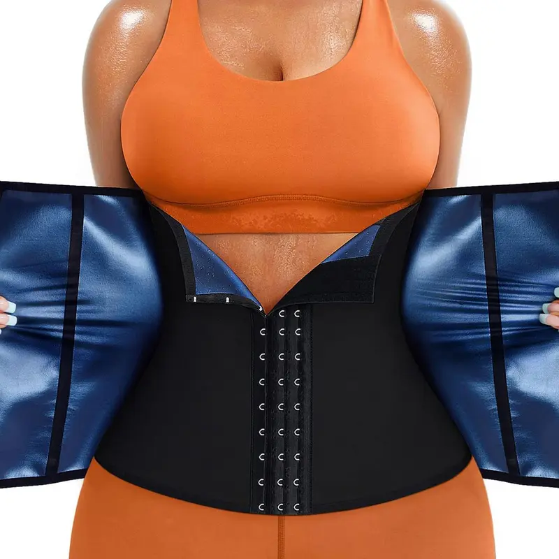 Women's 2026 Plain Zipper Waist Trainer, Tight Waist Design, Basic Hook-Closure Fajas Colombianas Shaper, Compression Shapewear Belt, Tummy Control Flat Belly Cincher Clothing Summer