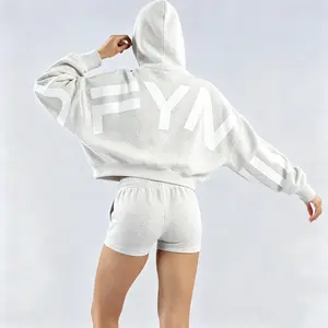 DFYNE Signature Oversized Fleece Hoodie| Heavyweight Boxy Fit Gym Pump Cover Sweatshirt shirt gaiter pro bass