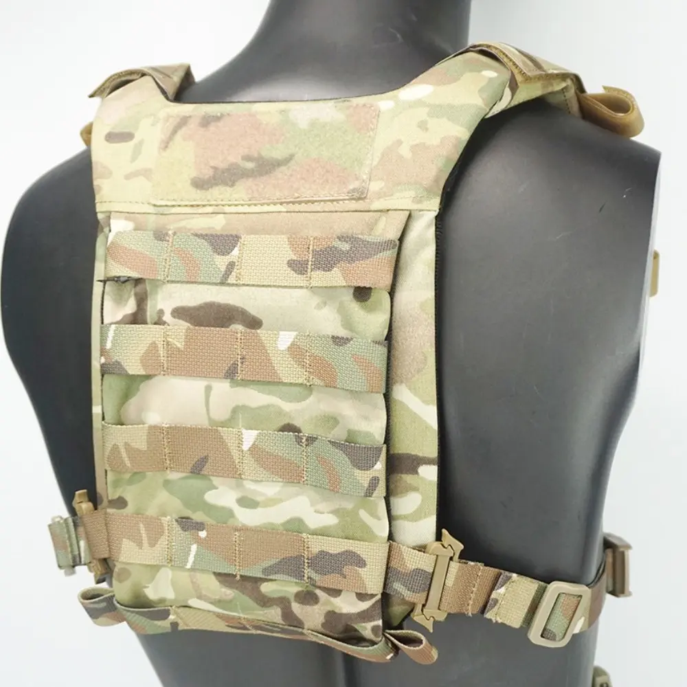 Dmgear Webbing Back Panel Ss D3 Series, Camouflage Chest Strap Webbing Molle Back Panel, Army Fans Tactical Gear Accessory, Tactical Equipment