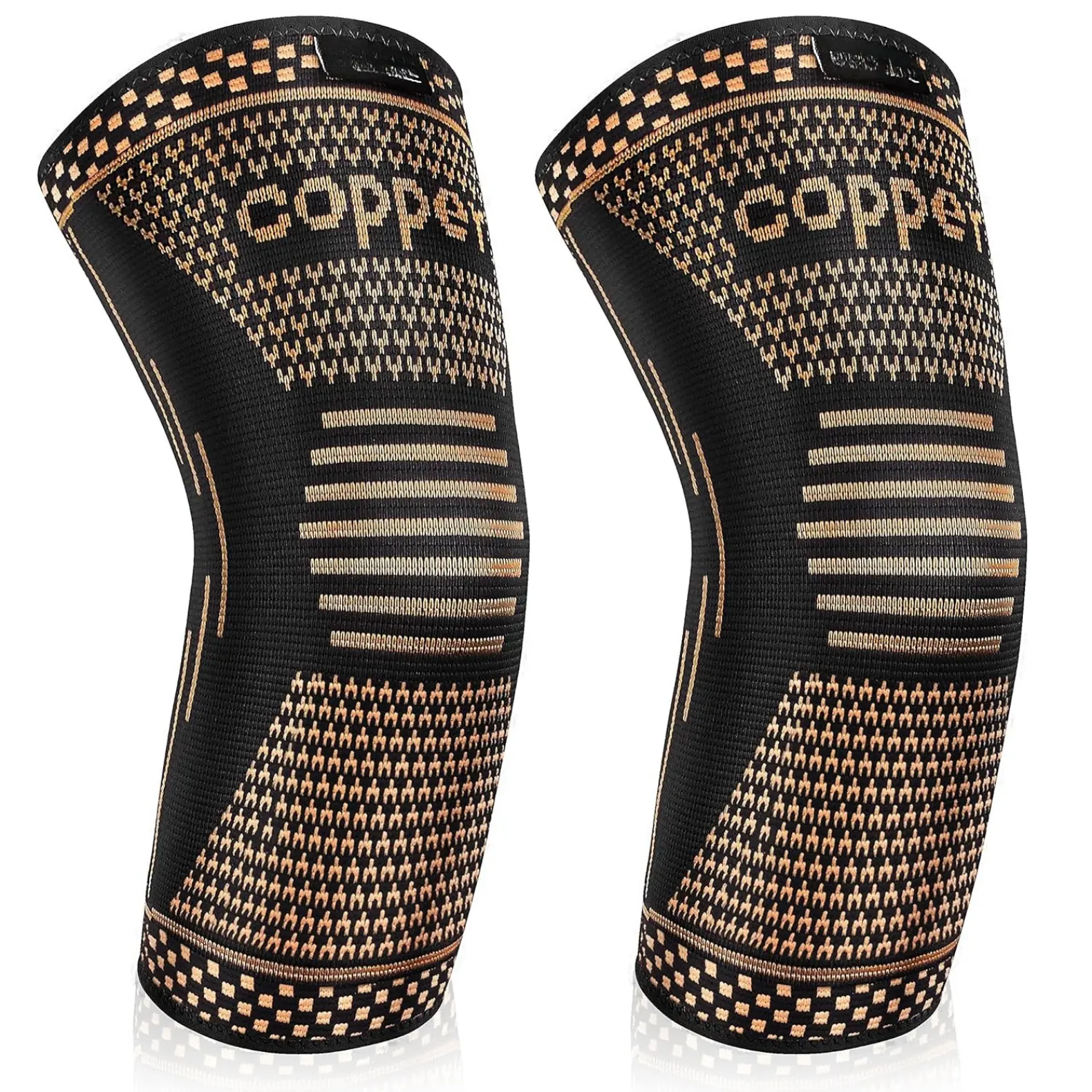Copper Infused 3D Knit Elbow Sleeve - Breathable Compression Arm Support for Unisex Adults, Weight Lifting, Work & Everyday Activities, Unrestricted Movement, Comfortable Wear