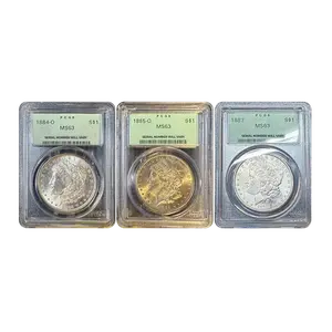 Morgan Silver Dollar Grab Bag - PCGS MS63 Old Green Holder