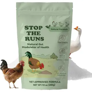 Chicken Gut Modulator of ,  Formula Anti Diarrhea Modulator  for Chickens & Poultry, Control and  Diarrhea & Enteritis Issues,Stop The Runs Supplement for Duck, Goose,10 oz