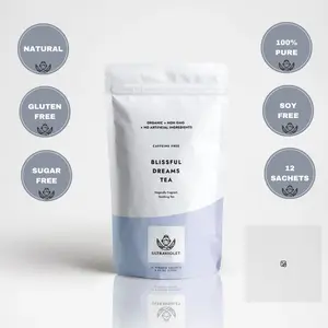 Blissful Dreams Tea (Sleep) BY Ultraviolet- - Organic Herbal Blend for a Restful Night - Tea Bags