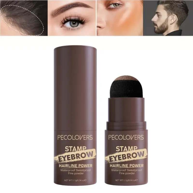 1PC Multi-Functional Hairline Stick, Instant Waterproof & Sweatproof Applicator Hair Concealer for Thinning Lines on Head/Beard and Eyebrows, Hair Products