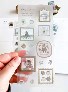 Kuboandlucy x Dana Ate Oatmeal Lucy's Cafe Sticker Sheet