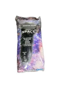 Space Mining Bag Comes With Tourmaline, Black Obsidian, Hematite, Labradorite, Black Jasper
