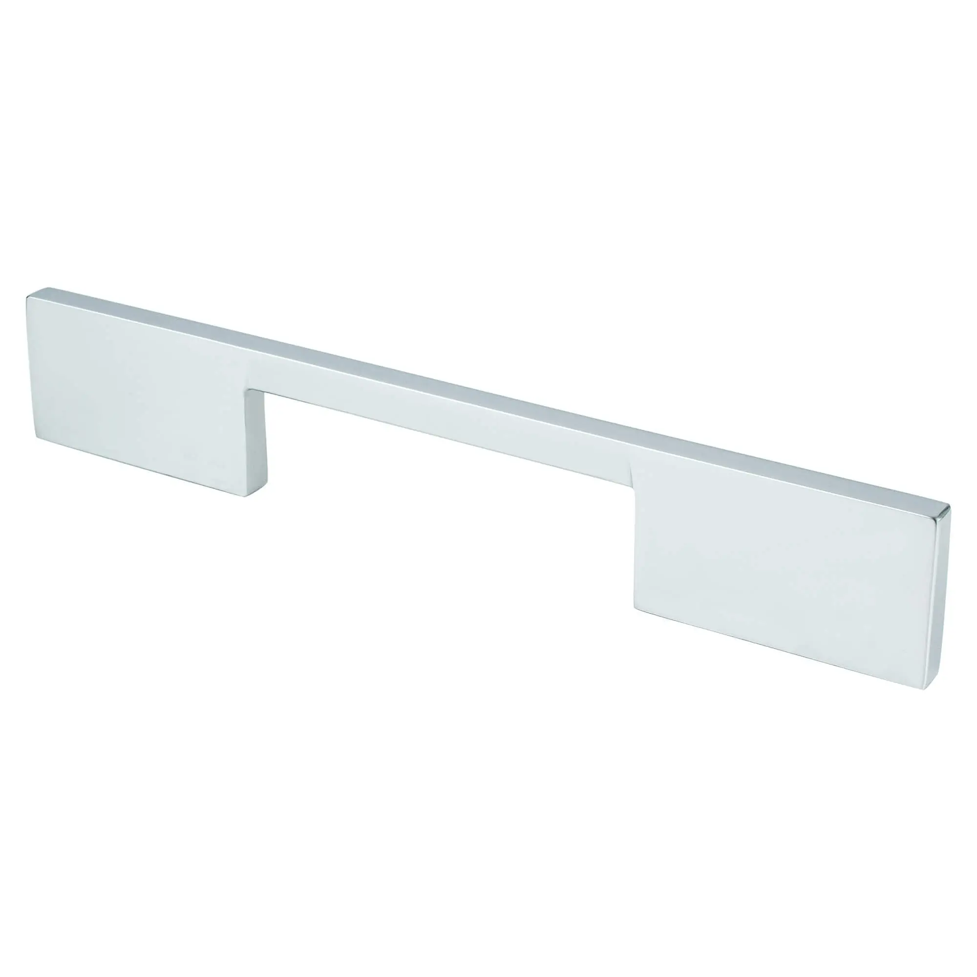 R. Christensen 9300-1026-C Contemporary Durable Metal Outdoor Door Handle - 128 mm CC I-Spazio Pull, Polished Chrome Finish, Door Handles