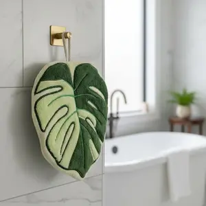 Monstera Hand Towel