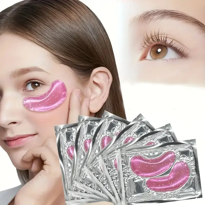5/10 Pairs Gel Eye Patches – Hydrating Under Eye Pads for Refreshing Look, Perfect for Daily Self Care, Travel, Work & Night Routine