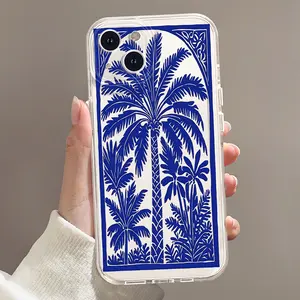 Postage Stamp Hawaii Painting Phone Case A630 for iPhone 16/15/14/13/12/11/Plus/Pro/Pro Max Series - Shockproof Case, Stylish Design