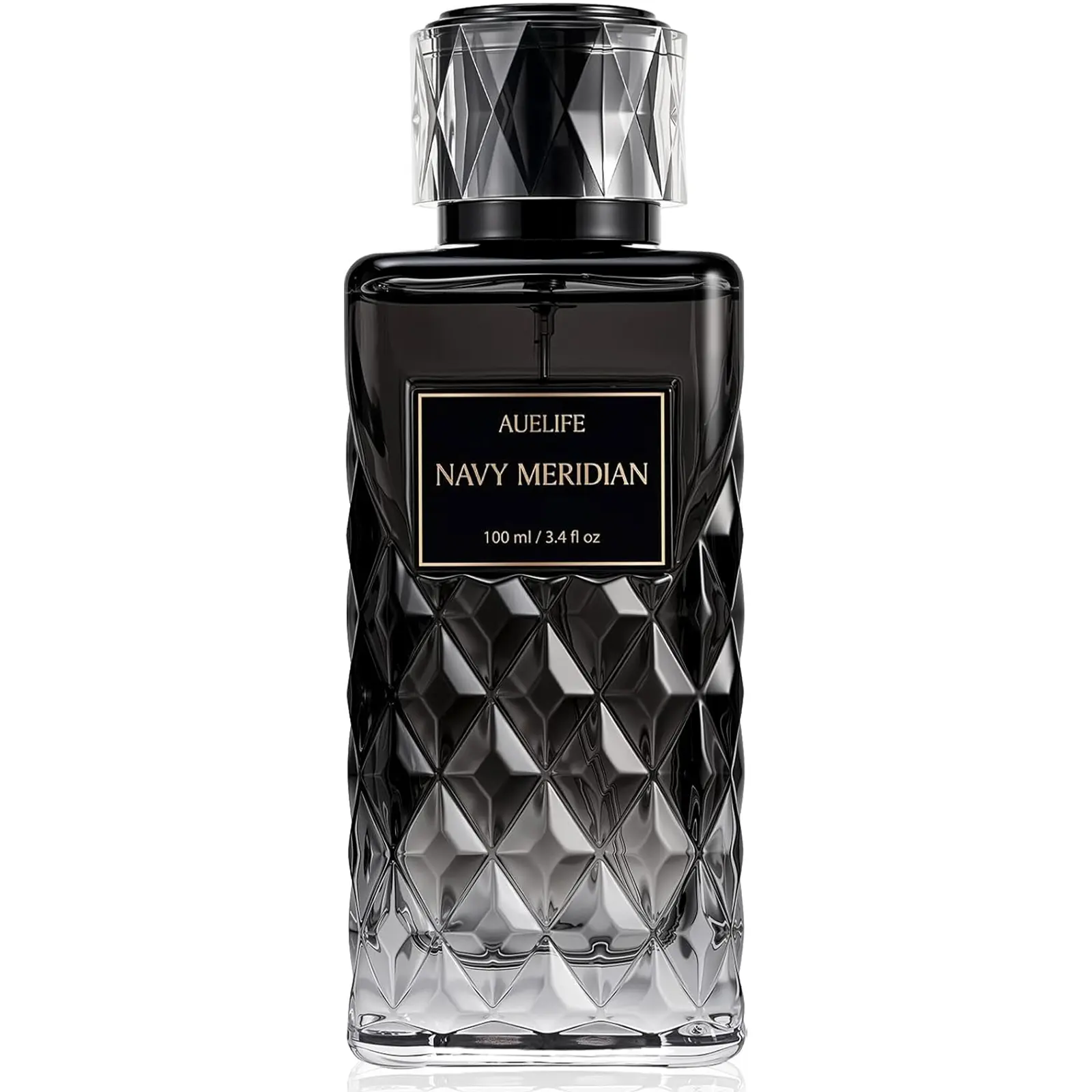 Cologne for Men, Alcohol-Free Long Lasting Perfume, 100ml / 3.4 Fl Oz | Navy Meridian Fresh Marine Scent with Lime, Bergamot, Cardamom, Cedarwood & Ambergris, Day & Night Wear, Gifts for Him & Dad