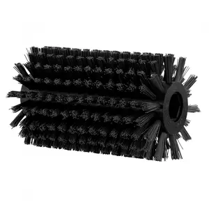 RYOBI Patio Cleaner Universal Brush - Black Nylon/Polypropylene Bristle Plastic Brush for Tile & Deck