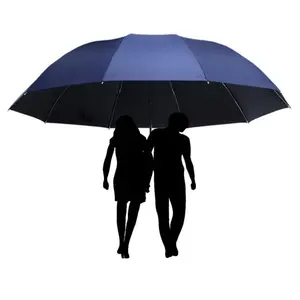 115cm Folding Umbrella, Windproof & Waterproof Design, Large Sun & Rain Protection, Ideal for Travel & Family Use, Wind Resistant Umbrella