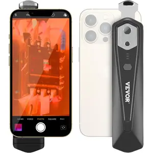 VEVOR Thermal Imaging Camera for Android IOS, 256x 192 IR High Resolution, Wireless Infrared Thermal Imager with WiFi Visual Camera, 25Hz Refresh Rate Thermal Camera for Smartphone, - 4F - 1022FVEVOR Super Brand Day
