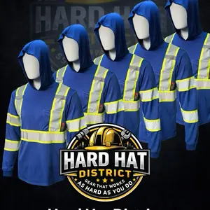ST908 5 Pack reflective shirt with hoodie