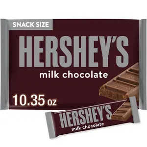 HERSHEY'S Milk Chocolate Snack Size, Candy Bag, 10.35 oz