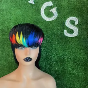 100% Human Hair Ready to wear wig