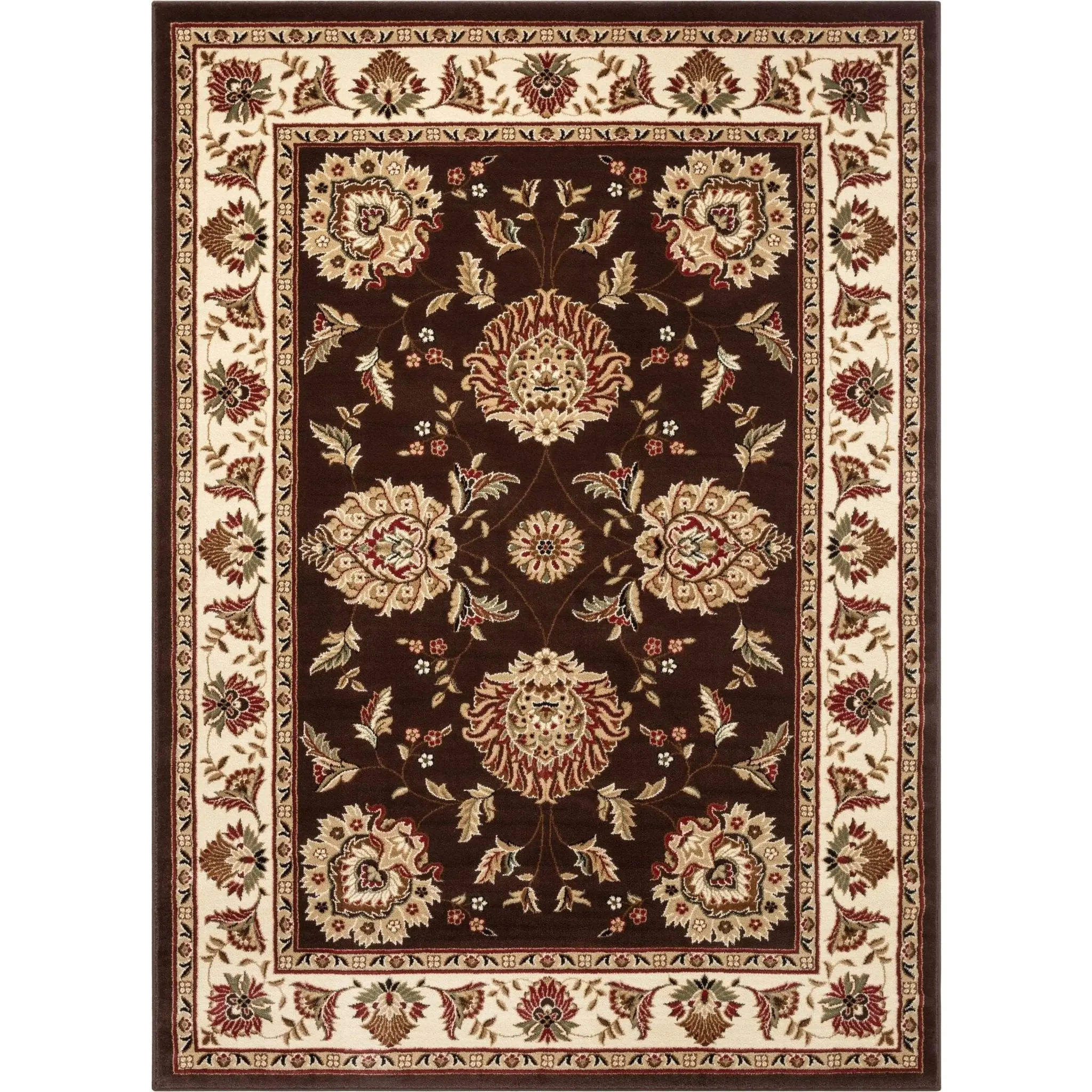 Abbasi Brown Traditional Rug