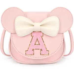 F-CPB12  Toddler Purse Girl Gifts: Girls Birthday Gifts for 3-8 - Toys for Ages 2-4 Girls Mini Mouse Ears Purse Pink A