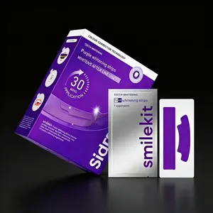 16 Pairs Mint Whitening Tooth Strips, Fresh Breath Flavor, Teeth Whitening, Perfect for Dates and Parties, Portable Pack
