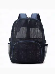Summer new collection, Mesh Backpack for School, See Through Net Bookbag, Semi-Transparent Net Back Pack for Beach, Swimming, Sports, Work, Travel (), Back-to-school gifts