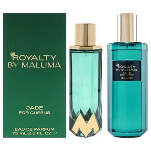 Jade Kit by Royalty By Maluma for Women 2 Pc Kit 2.5oz EDP Spray, 8oz Body Spray