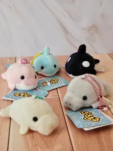 Large Sea Mammals  - Puchimaru - Bean-filled Plush Keychain