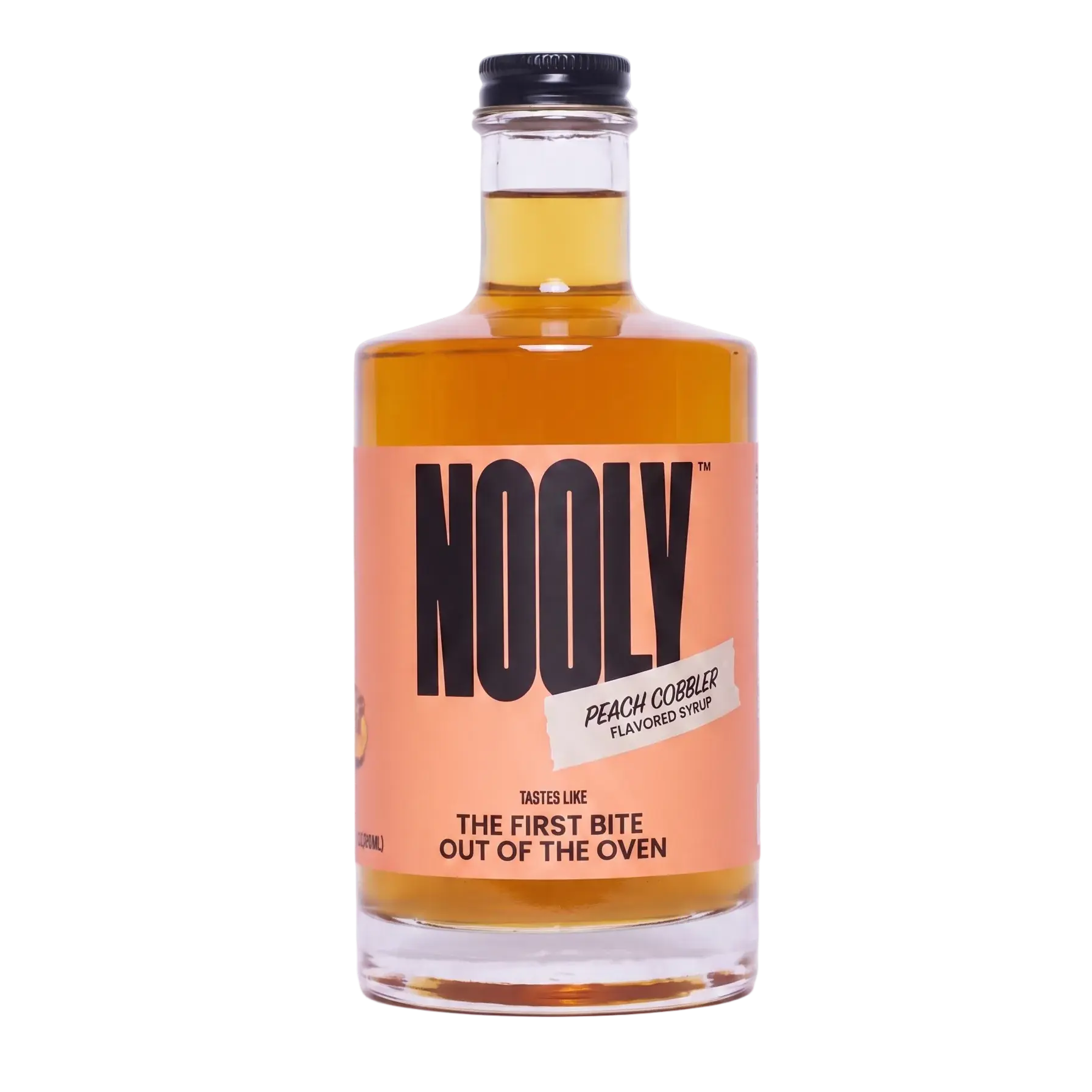 Low-Sugar Peach Cobbler Flavored Syrup for Matcha, Coffee