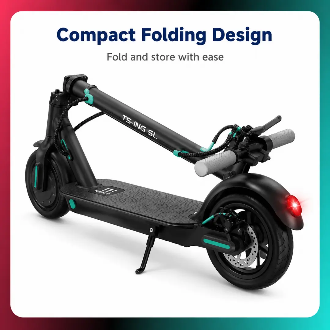 Adult Foldable Electric Scooter - 350W Motor, 8.5" Tires, 25km/h Max Speed, Lightweight Portable Commuter Scooter for Compact City Travel tiktokshopbacktoschool, Practical