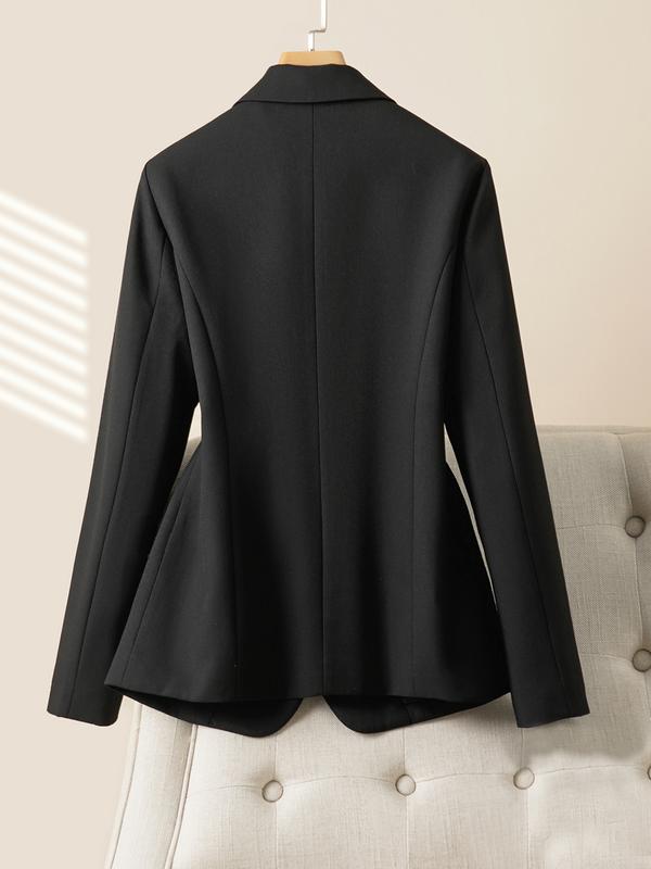 Women's Fashion Blazer Jacket, Professional Office Wear, Stylish Ladies Suit Coat, Elegant Workwear Outerwear for Women