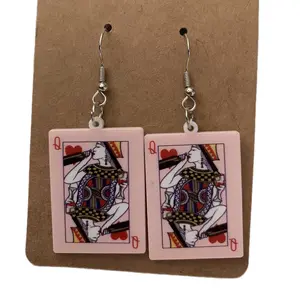 Fun Playing Card Earring