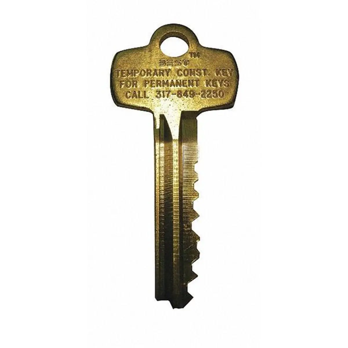 212 MAIN High-Quality Brass Metal 7-Pin A Keyway Cut Control Key (KS531) - Inspiring Designs, Stable Home Improvement Building Supplies for Gates/Doors