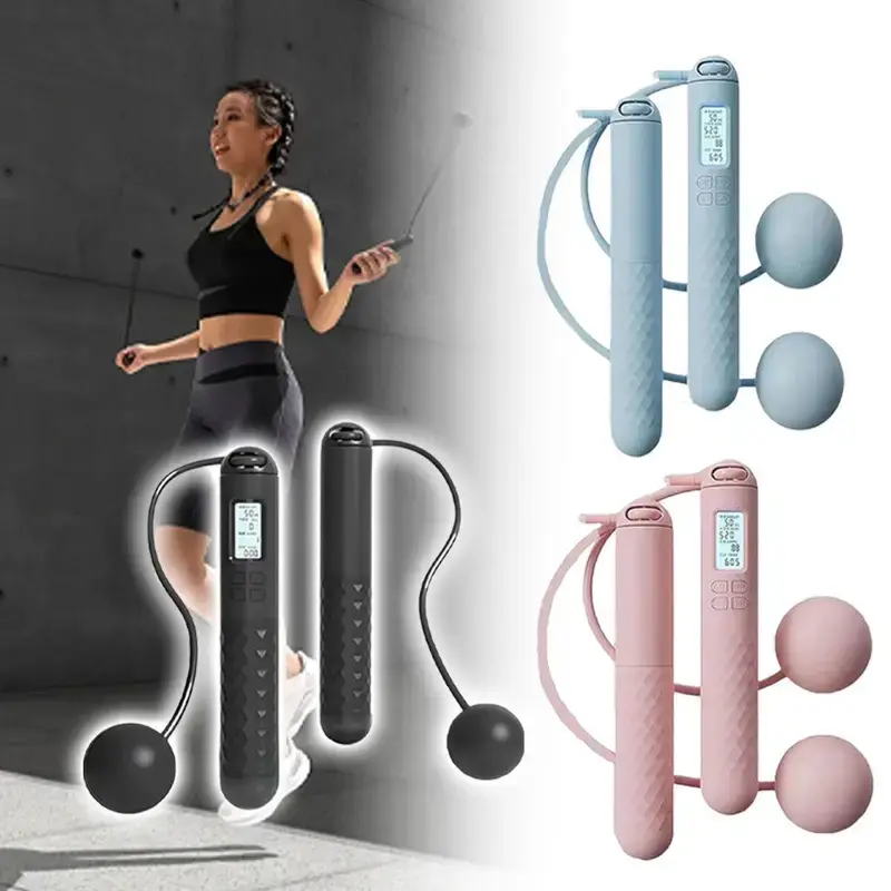Speedaw 2-in-1 Cordless Jump Rope - Smart LED Display, Ergonomic Comfortable Grips, Accurate Tracking for HIIT Training, Home Gym Use