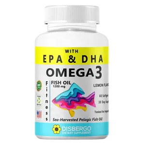 OMEGA 3 - Healthcare Vitamin with Natural Ingredients for Optimal Health and Vitality