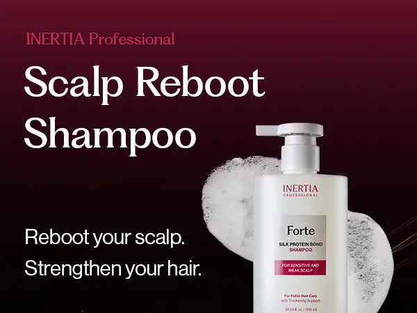 [Spider Silk Protein Peptide Duo] INERTIA Professional Forte Shampoo & Treatment Set - 2-Week Hair Loss & Damage Care