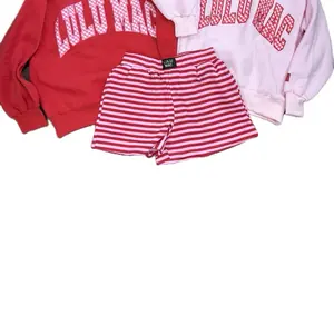 Red Gingham Lulu Mac Crewneck