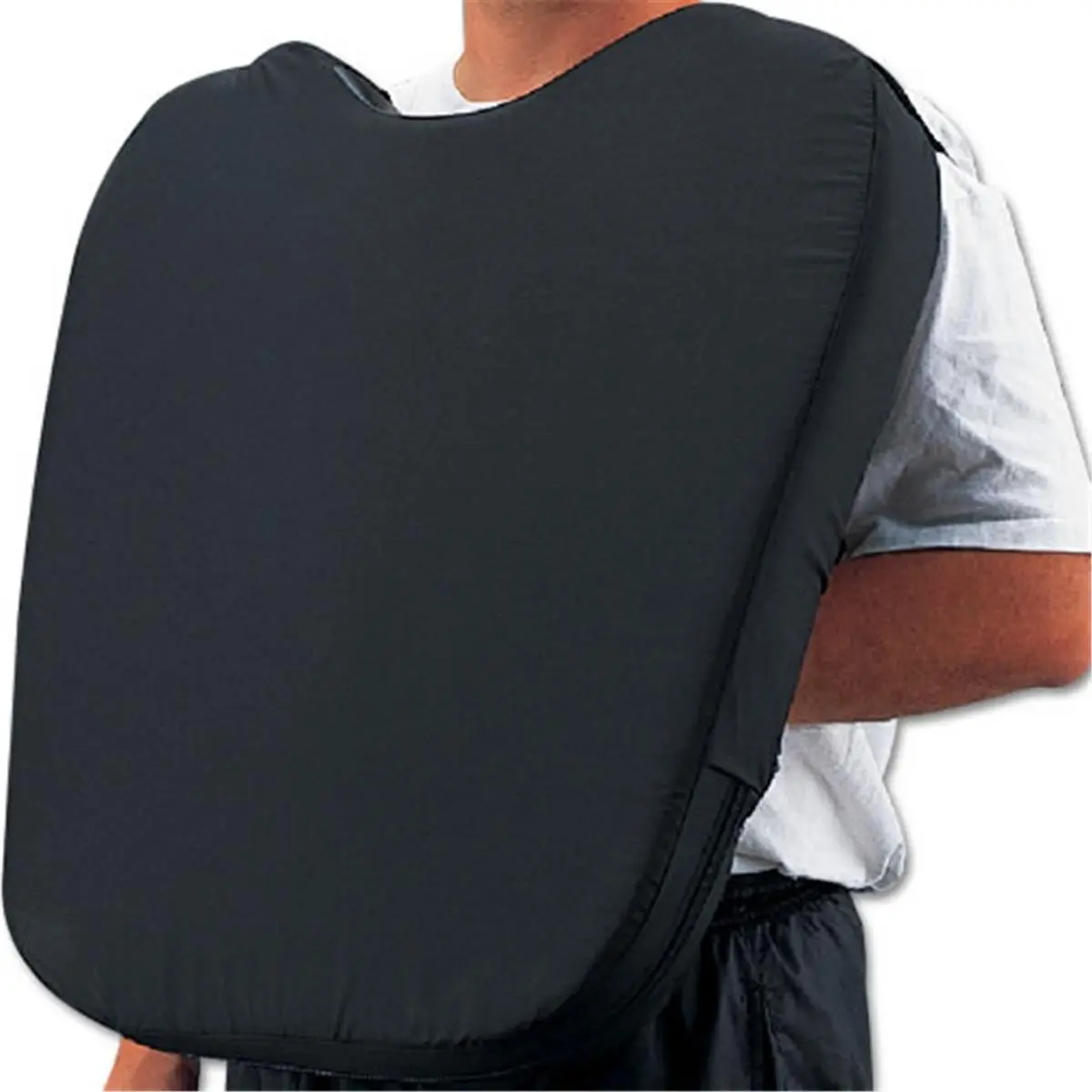 212 MAIN Macgregor Umpire's Chest Protector, Lightweight Poly-Cotton Protective Armour with 3" Foam Padding for Softball, Adjustable Shoulder Straps & Ball Pocket, Sports Gear