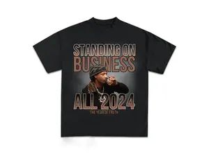 Katt Williams T-Shirt, Viral Interview Standing On Business All 2024, The Year Of The Truth, Comedian Katt Williams Merch Medium Heavy Tee