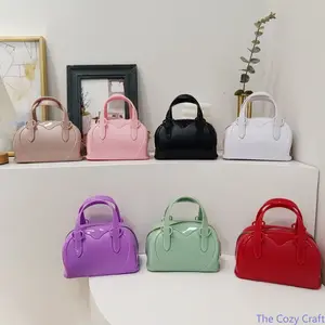 Clear Jelly Crossbody Bag for Women & Kids | Trendy Mini Jelly Tote Handbag, Lightweight Portable Shoulder Purse for Daily Casual Wear & Family Outings