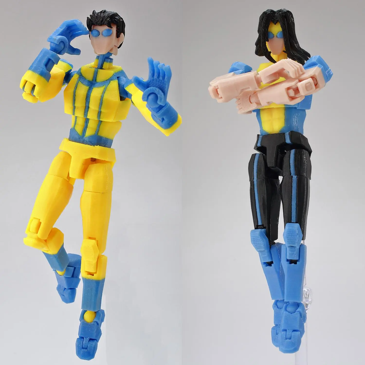 9L3D 3D Printed Multi-Jointed Invincibles Tech Jacker Titan13 Alternate Universe Collectible Action Figure, Motorcycle Dummy13 T13 Model Toy