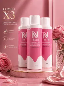 NhAir Haircare Growth Trio - 3-Pack Fortifying Cleansing Shampoo, Natural Formula for Enhanced Youthful Hair Growth tiktokshopspringglowup