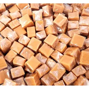 Caramel Cubes Candy - 2 Pound Bag - 150 Pieces Count - Individually Wrapped Caramels for Parties, Candy Bowls, Baking, and Gift Bags - Creamy Vanilla Cubes