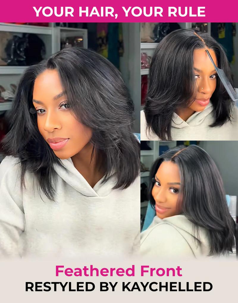 【Hot】ISEE HAIR Wear Go 9x6 Tpart Layered Cut Bob Yaki Straight Wig 180% & 250% Natural Black & Reddish Brown Deep Part Lace Glueless Wig #TikTokShopHolidayHaul 【Hot】ISEE HAIR Wear Go 9x6 Tpart Layered Cut Bob Yaki Straight Wig 180% & 250% Natural Black & Reddish Brown Deep Part Lace Glueless Wig #TikTokShopHolidayHaul