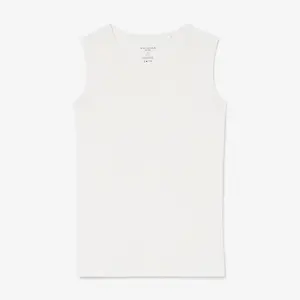 Paige Tank - Ribbed Pima Cotton :: Ivory