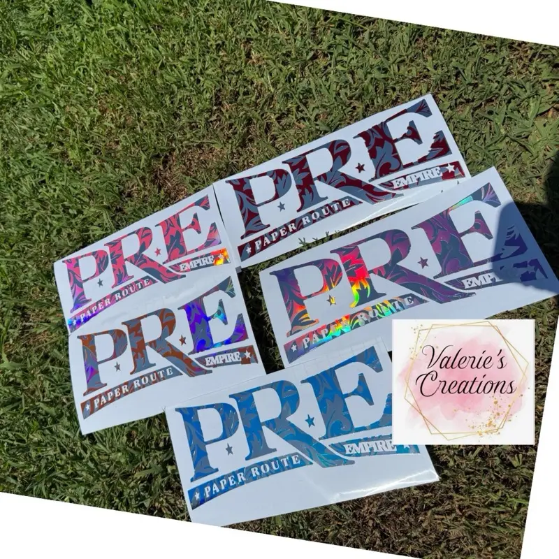 Valerie's Creations PRE Layered Truck Decal 12x5 Paper Route Empire Design Sticker